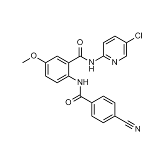 N-(5-chloropyridin-2-yl)-2-(4-cyanobenzamido)-5-methoxybenzamide