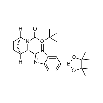 (1R,3S,4S)-tert-Butyl 3-(6-(4,4,5,5-tetramethyl-1,3,2-dioxaborolan-2-yl)-1H-benzo[d]imidazol-2-yl)-2-azabicyclo[2.2.1]heptane-2-carboxylate