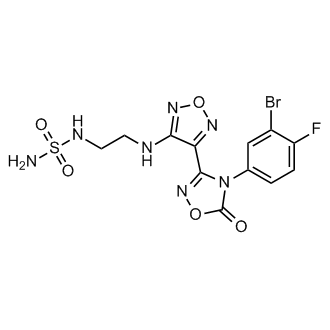 N-[2-[[4-[4-(3-Bromo-4-fluorophenyl)-4,5-dihydro-5-oxo-1,2,4-oxadiazol-3-yl]-1,2,5-oxadiazol-3-yl]amino]ethyl]sulfamide