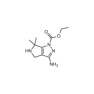 Ethyl 3-amino-6,6-dimethyl-5,6-dihydropyrrolo[3,4-c]pyrazole-1(4H)-carboxylate