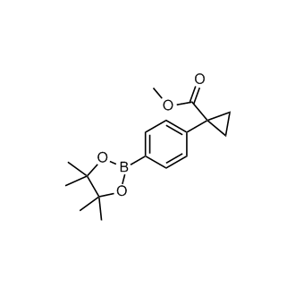 Methyl 1-[4-(4,4,5,5-tetramethyl-1,3,2-dioxaborolan-2-yl)phenyl]cyclopropanecarboxylate
