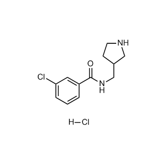 3-Chloro-N-(pyrrolidin-3-ylmethyl)benzamide hydrochloride