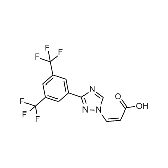 (2Z)-3-[3-[3,5-Bis(trifluoromethyl)phenyl]-1H-1,2,4-triazol-1-yl]-2-propenoic acid