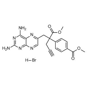 Methyl 4-(2-((2,4-diaminopteridin-6-yl)methyl)-1-methoxy-1-oxopent-4-yn-2-yl)benzoate hydrobromide