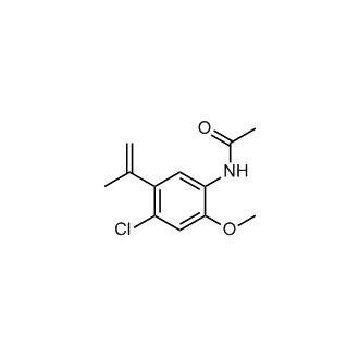N-[4-Chloro-2-methoxy-5-(1-methylethenyl)phenyl]acetamide