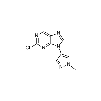 2-chloro-9-(1-methyl-1H-pyrazol-4-yl)-9H-purine