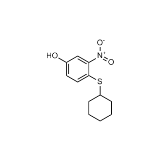 4-(Cyclohexylthio)-3-nitrophenol