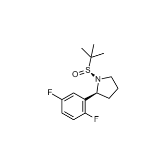 (2S)-2-(2,5-Difluorophenyl)-1-[(S)-(1,1-dimethylethyl)sulfinyl]pyrrolidine