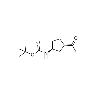 1-((3S,1R)-3-tert-Butoxycarbonyl-aminocyclopentyl)-1-ethanone