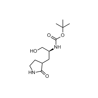 tert-butyl ((2S)-1-hydroxy-3-(2-oxopyrrolidin-3-yl)propan-2-yl)carbamate