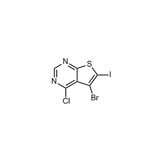 5-Bromo-4-chloro-6-iodothieno[2,3-d]pyrimidine
