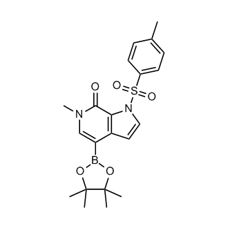 6-Methyl-4-(4,4,5,5-tetramethyl-1,3,2-dioxaborolan-2-yl)-1-tosyl-1H-pyrrolo[2,3-c]pyridin-7(6H)-one
