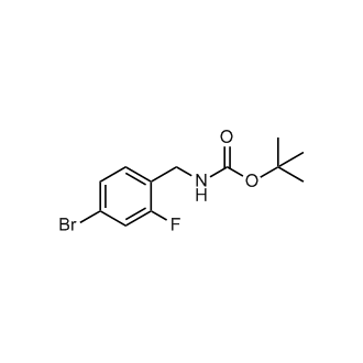 tert-Butyl N-[(4-bromo-2-fluoro-phenyl)methyl]carbamate