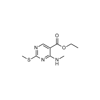 Ethyl 4-(methylamino)-2-(methylsulfanyl)-5-pyrimidinecarboxylate