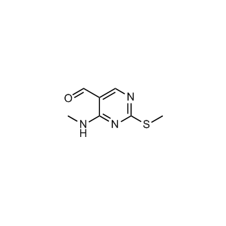 4-(Methylamino)-2-(methylthio)pyrimidine-5-carbaldehyde