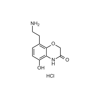8-(2-Aminoethyl)-5-hydroxy-2H-benzo[b][1,4]oxazin-3(4H)-one hydrochloride