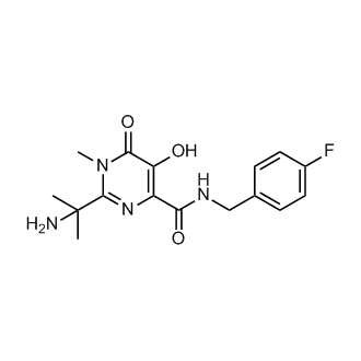 2-(1-Amino-1-methylethyl)-N-(4-fluorobenzyl)-5-hydroxy-1-methyl-6-oxo-1,6-dihydropyrimidine-4-carboxamide