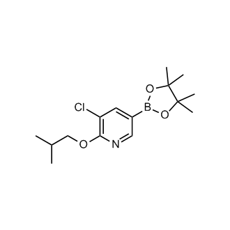 3-Chloro-2-isobutoxy-5-(4,4,5,5-tetramethyl-1,3,2-dioxaborolan-2-yl)pyridine