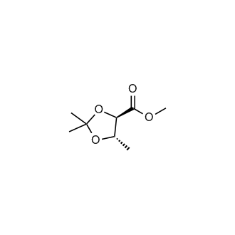Methyl (4R,5S)-2,2,5-trimethyl-1,3-dioxolane-4-carboxylate