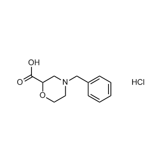 4-benzyl-2-morpholinecarboxylic acid hydrochloride