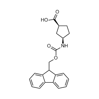 (1S,3R)-3-((((9H-Fluoren-9-yl)methoxy)carbonyl)amino)cyclopentanecarboxylic acid