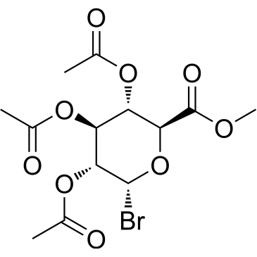 (2R,3R,4S,5S,6S)-2-Bromo-6-(methoxycarbonyl)tetrahydro-2H-pyran-3,4,5-triyl triacetate