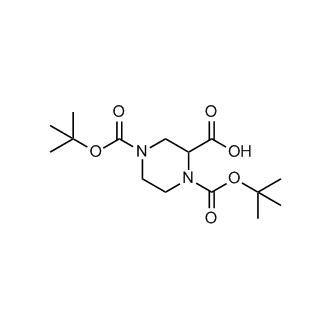 1,4-Bis(tert-butoxycarbonyl)piperazine-2-carboxylic acid