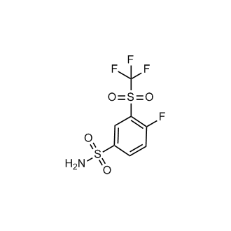 4-Fluoro-3-((trifluoromethyl)sulfonyl)benzenesulfonamide