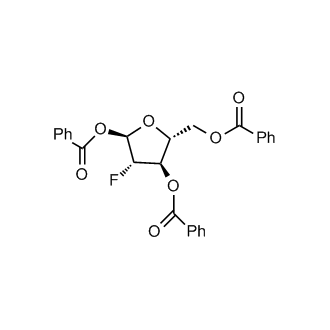 2-Deoxy-2-fluoro-α-D-arabinofuranose 1,3,5-tribenzoate