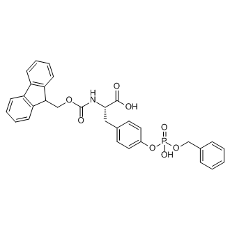 (2S)-2-((((9H-Fluoren-9-yl)methoxy)carbonyl)amino)-3-(4-(((benzyloxy)(hydroxy)phosphoryl)oxy)phenyl)propanoic acid