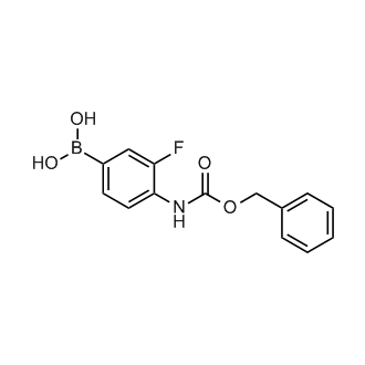 (4-(((Benzyloxy)carbonyl)amino)-3-fluorophenyl)boronic acid