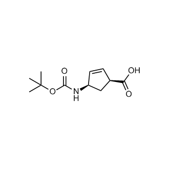 (1S,4R)-4-((tert-Butoxycarbonyl)amino)cyclopent-2-enecarboxylic acid