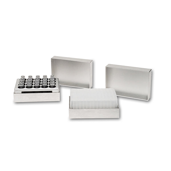 Adapter for mircoplates and tube holder, set of 2