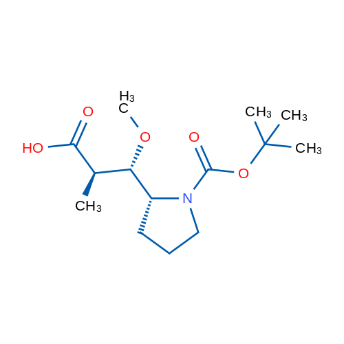 (2R,3S)-3-((R)-1-(tert-Butoxycarbonyl)pyrrolidin-2-yl)-3-methoxy-2-methylpropanoic acid 1g