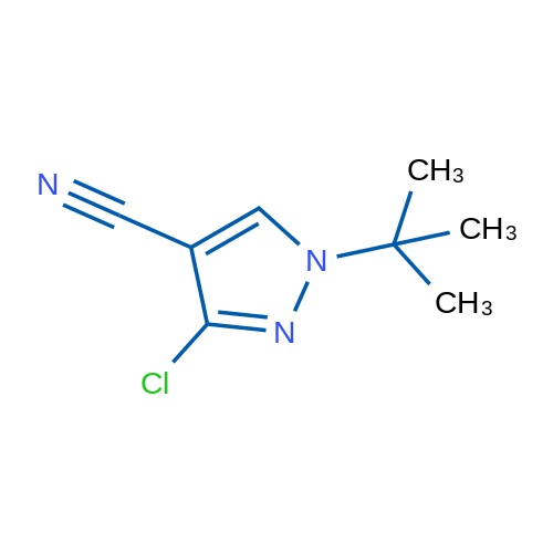 1-(tert-Butyl)-3-chloro-1H-pyrazole-4-carbonitrile 1g