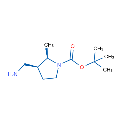 Cis-tert-butyl 3-(aminomethyl)-2-methylpyrrolidine-1-carboxylate 1g
