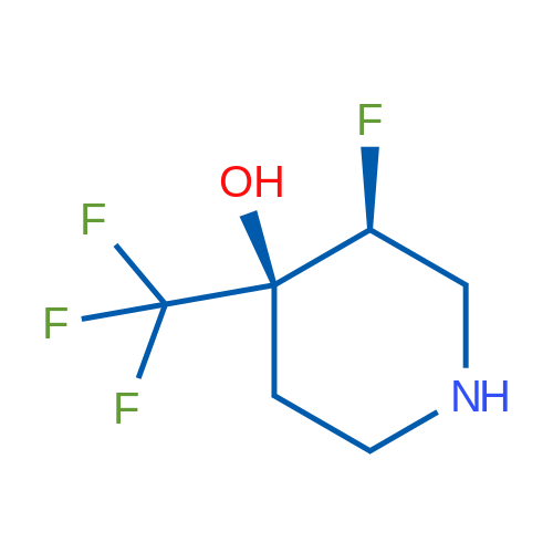 trans-3-fluoro-4-(trifluoromethyl)piperidin-4-ol 250mg