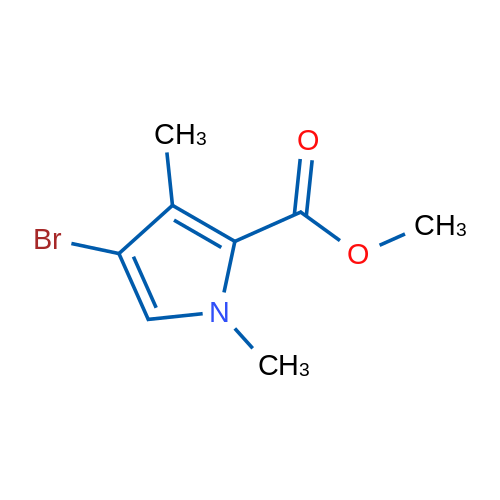 Methyl 4-bromo-1,3-dimethyl-1H-pyrrole-2-carboxylate 1g