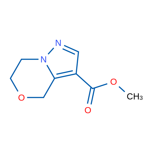 Methyl 6,7-dihydro-4H-pyrazolo[5,1-c][1,4]oxazine-3-carboxylate 1g