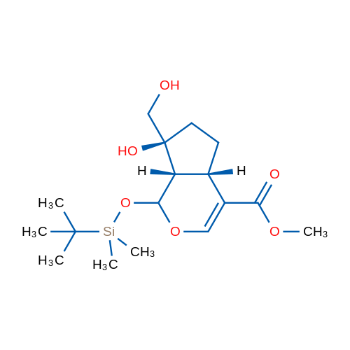 (4AS,7S,7aS)-methyl 1-((tert-butyldimethylsilyl)oxy)-7-hydroxy-7-(hydroxymethyl)-1,4a,5,6,7,7a-hexahydrocyclopenta[c]pyran-4-carboxylate 1g