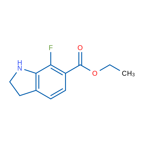 Ethyl 7-fluoroindoline-6-carboxylate 1g