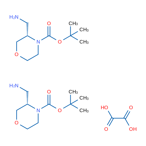 (S)-tert-Butyl 3-(aminomethyl)morpholine-4-carboxylate hemioxalate 1g