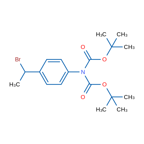 Di-tert-butyl (4-(1-bromoethyl)phenyl)imidodicarbonate 1g