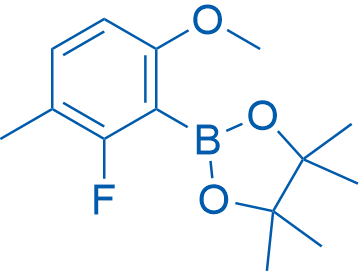 2-(2-Fluoro-6-methoxy-3-methylphenyl)-4,4,5,5-tetramethyl-1,3,2-dioxaborolane 5g