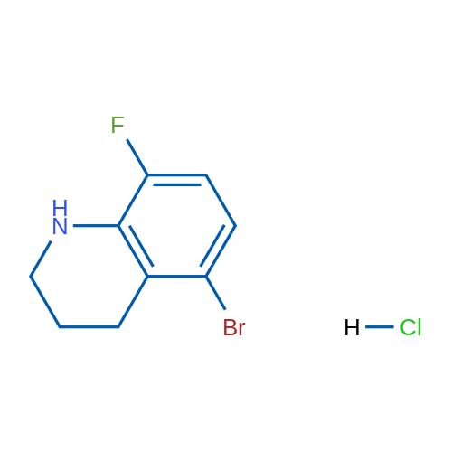 5-Bromo-8-fluoro-1,2,3,4-tetrahydroquinoline hydrochloride 1g