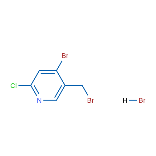 4-Bromo-5-(bromomethyl)-2-chloropyridine hydrobromide 1g