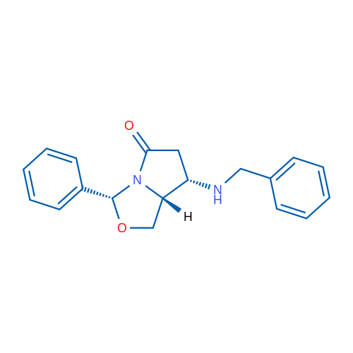 (3R,7S,7AR)-7-(benzylamino)-3-phenyltetrahydropyrrolo[1,2-c]oxazol-5(3H)-one 1g