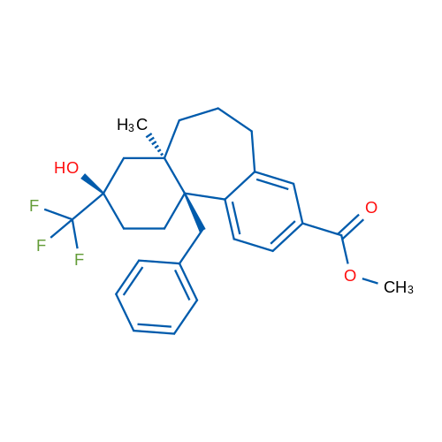 (3R,4AR,11bS)-methyl 11b-benzyl-3-hydroxy-4a-methyl-3-(trifluoromethyl)-2,3,4,4a,5,6,7,11b-octahydro-1H-dibenzo[a,c][7]annulene-9-carboxylate 1g