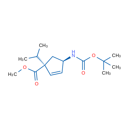 (1R,4R)-Methyl 4-((tert-butoxycarbonyl)amino)-1-isopropylcyclopent-2-enecarboxylate 1g