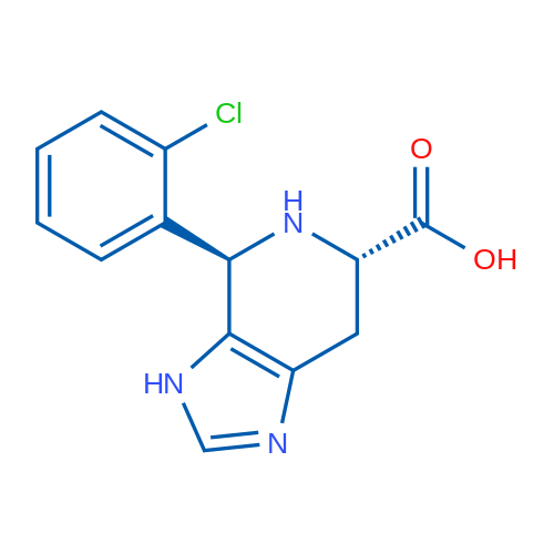 (4R,6S)-4-(2-Chlorophenyl)-4,5,6,7-tetrahydro-3H-imidazo[4,5-c]pyridine-6-carboxylic acid 1g
